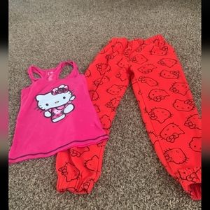 sweatpants M and tank top S